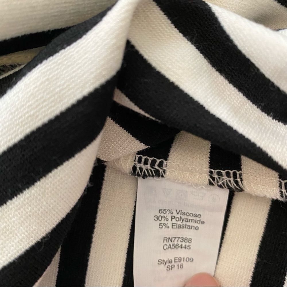 Madewell | Black and White Striped Dress, Size XXS - Picture 10 of 10